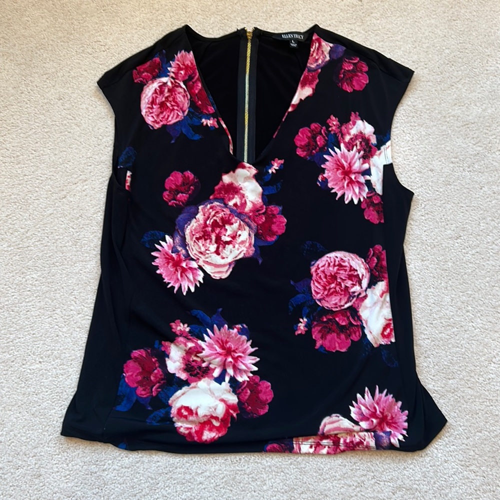 Sleeveless Floral Top
